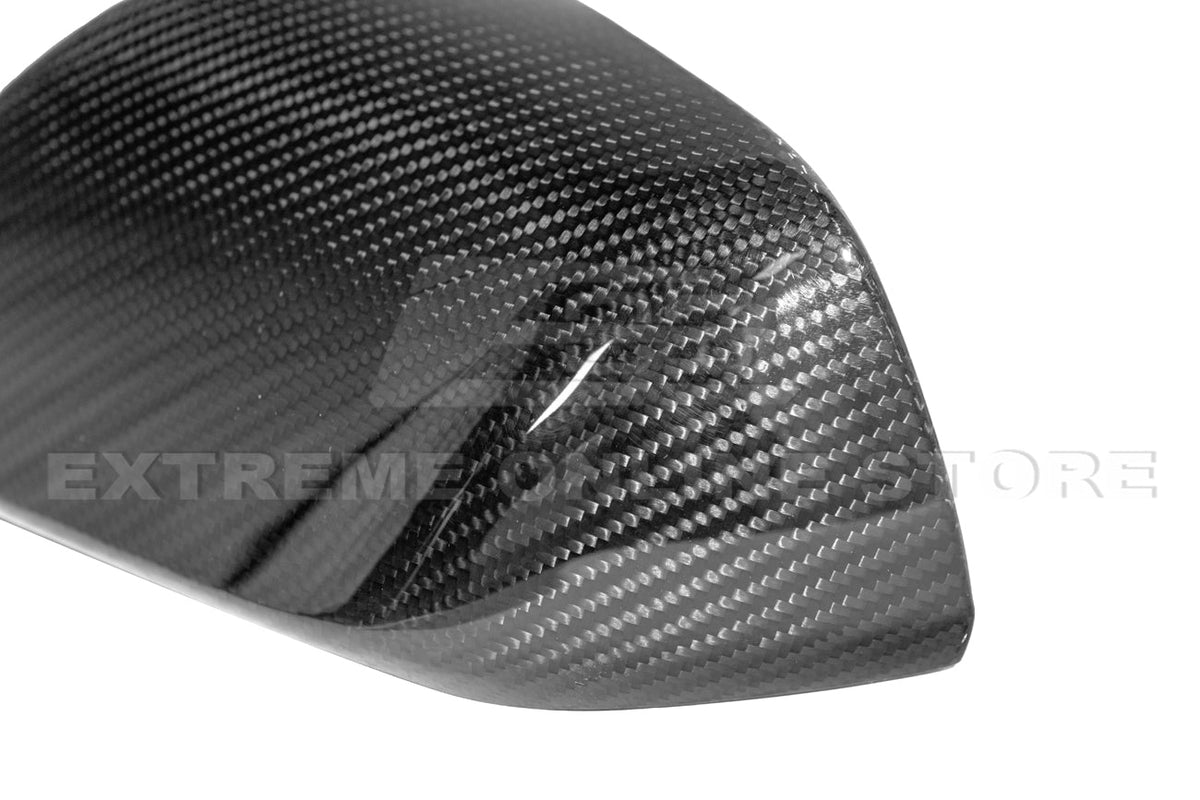 2024-Up Ford Mustang DRY CARBON FIBER Mirror Cap Cover Pair image 9