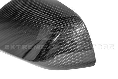 2024-Up Ford Mustang DRY CARBON FIBER Mirror Cap Cover Pair image 9