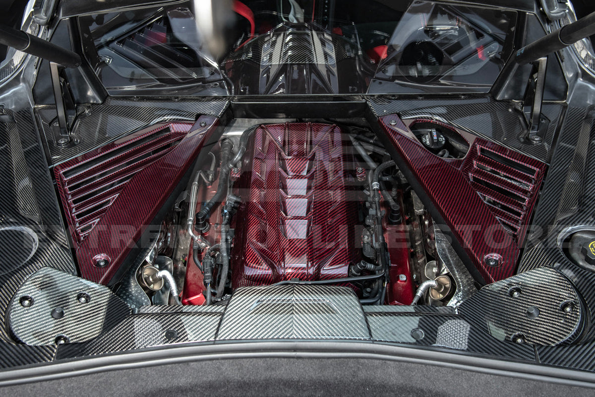 Corvette C8 Coupe Engine Cover W/ Bay Panel Insert image 19