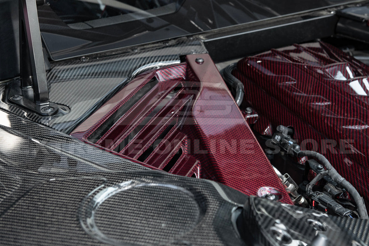 Corvette C8 Coupe Engine Cover W/ Bay Panel Insert image 24