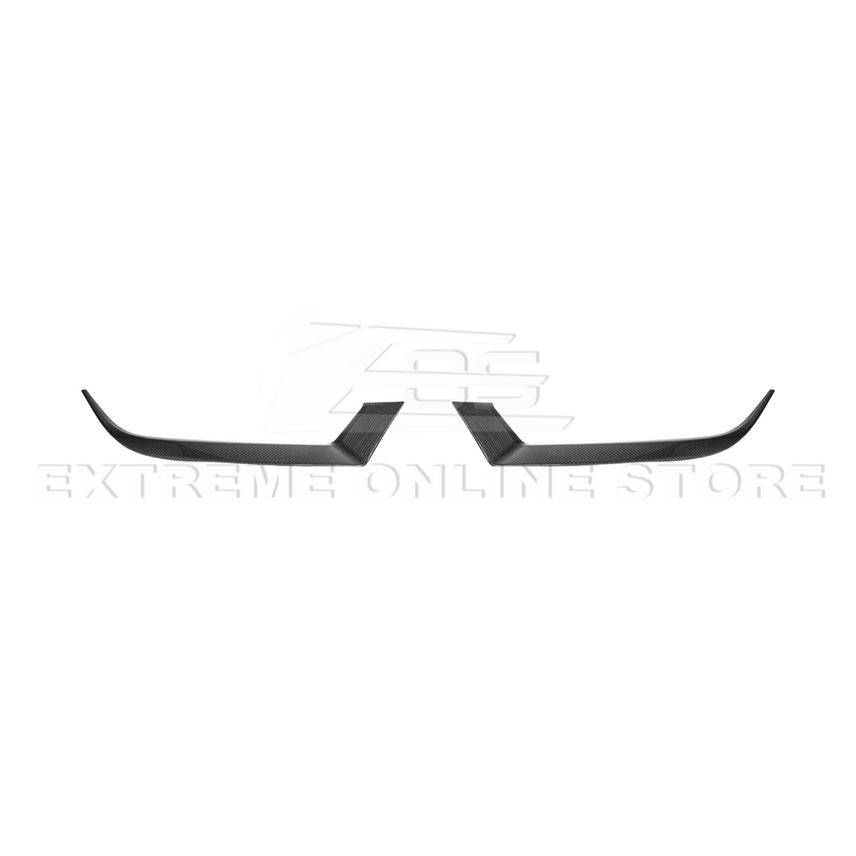 2024-Up Ford Mustang DRY CARBON FIBER Headlight Eyebrow Trim Cover Pair image 14