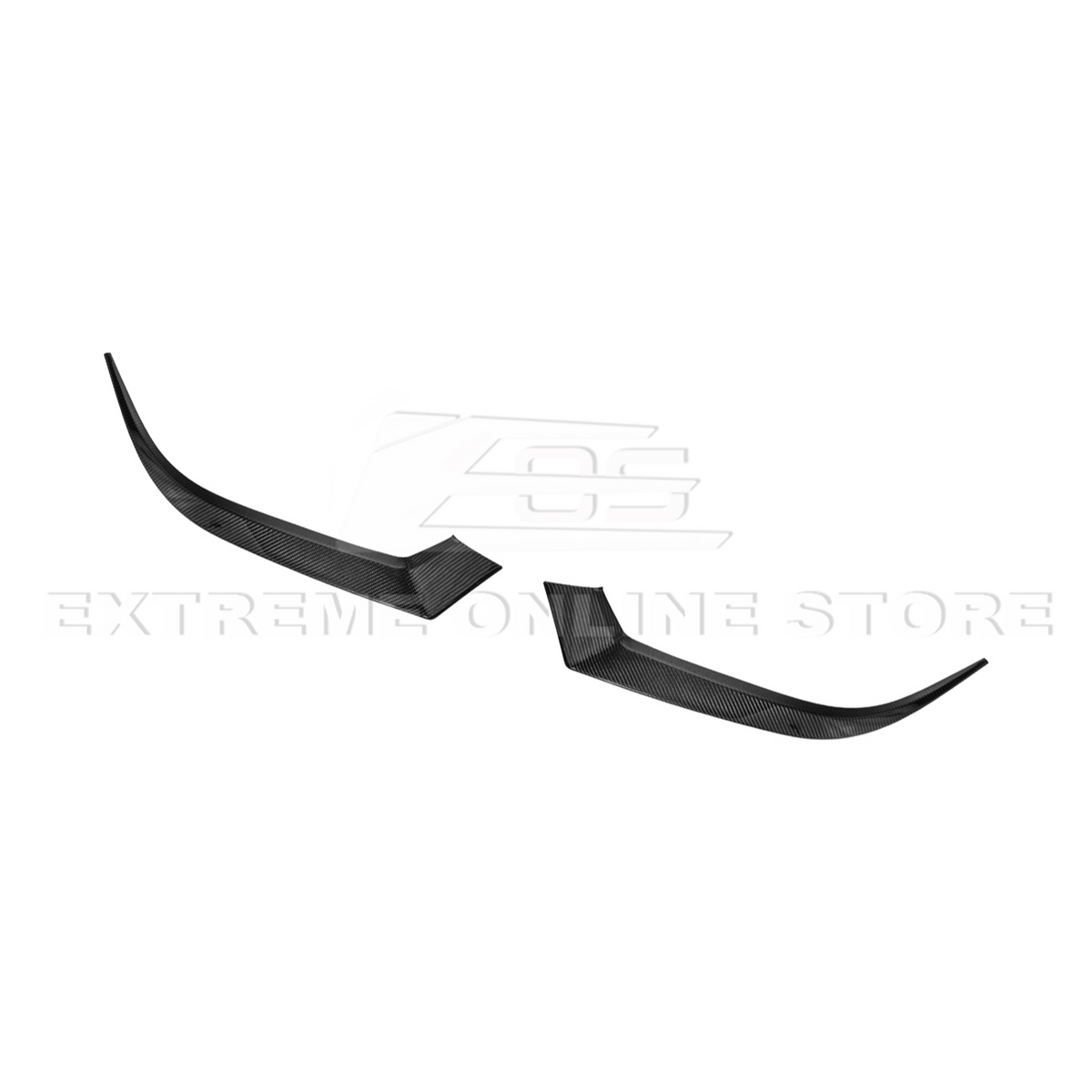 2024-Up Ford Mustang DRY CARBON FIBER Headlight Eyebrow Trim Cover Pair image 16