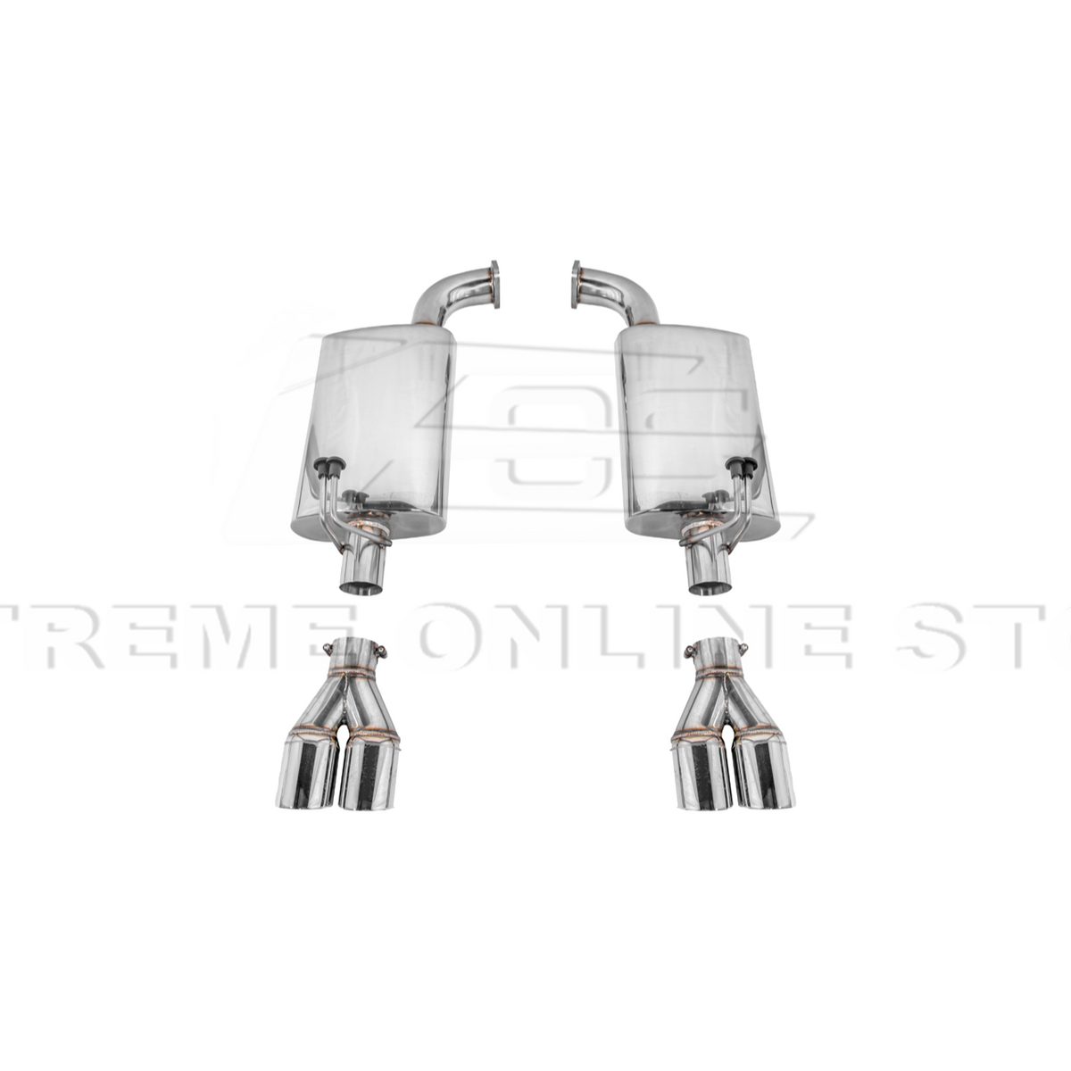 2008-2009 Pontiac G8 T-304 Muffler Delete Quad Tips Axle Back Exhaust image 32