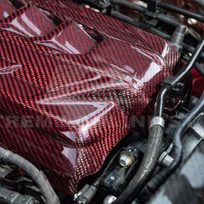 2020-Up Corvette C8 DRY CARBON FIBER LT2 Rear Engine Cover image 25