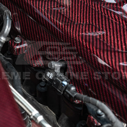 2020-Up Corvette C8 DRY CARBON FIBER LT2 Rear Engine Cover image 26
