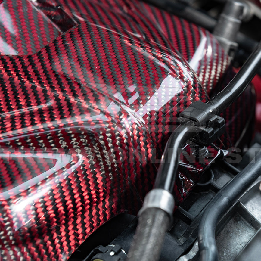 2020-Up Corvette C8 DRY CARBON FIBER LT2 Rear Engine Cover image 27
