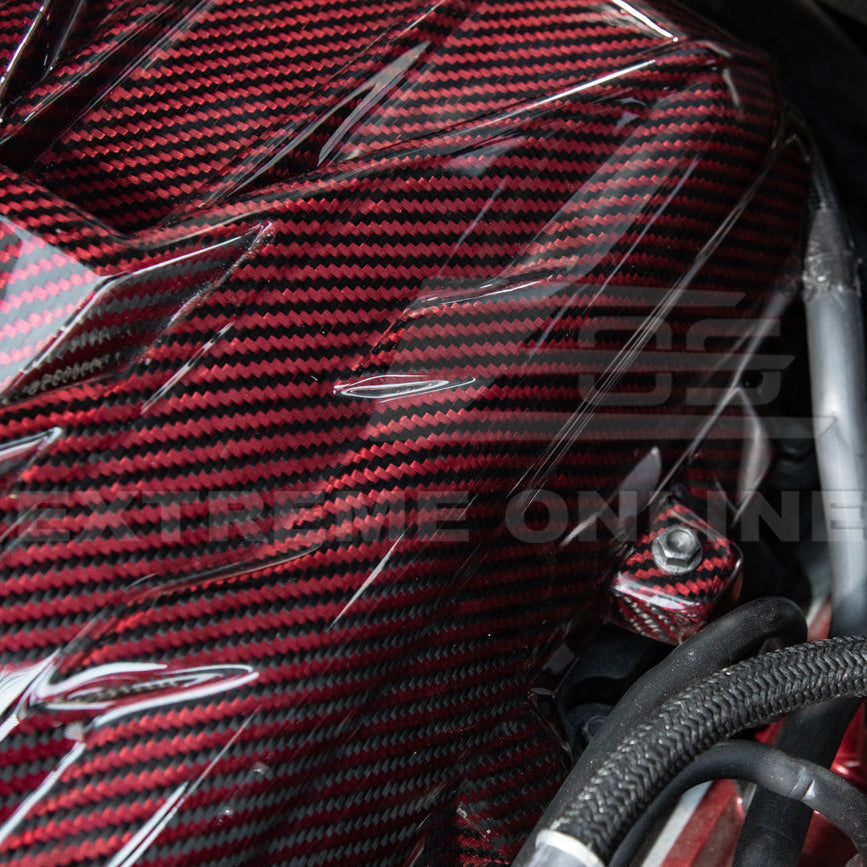 2020-Up Corvette C8 DRY CARBON FIBER LT2 Rear Engine Cover image 29