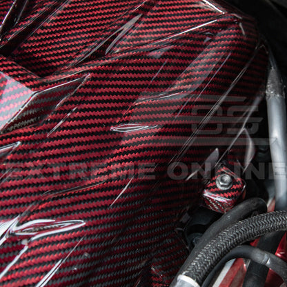 2020-Up Corvette C8 DRY CARBON FIBER LT2 Rear Engine Cover image 29