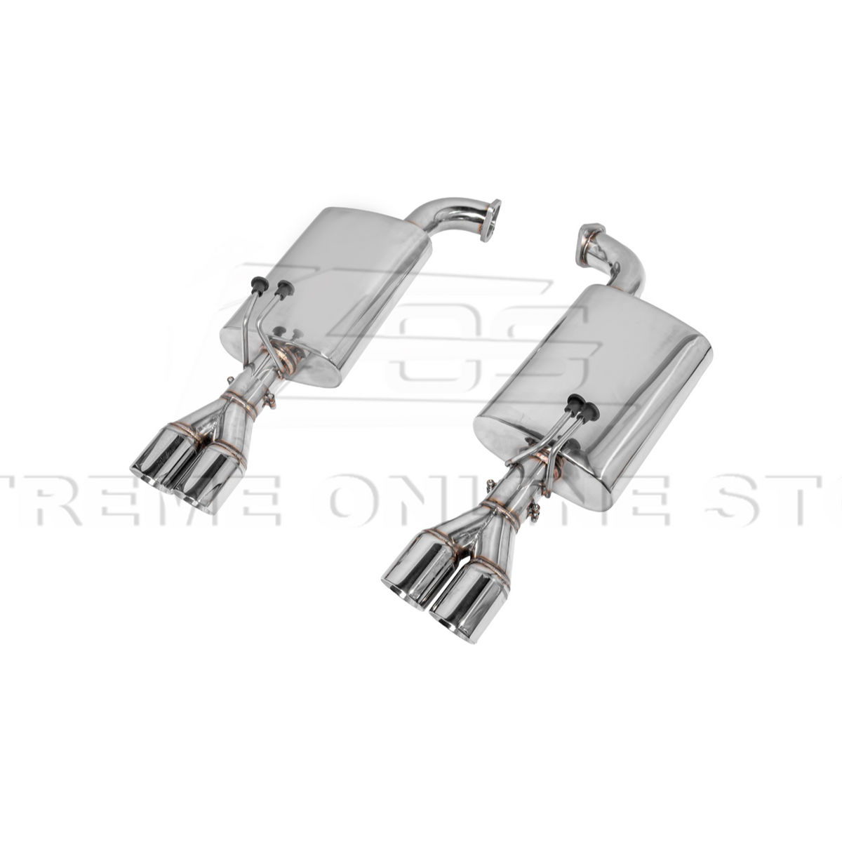 2008-2009 Pontiac G8 T-304 Muffler Delete Quad Tips Axle Back Exhaust image 34