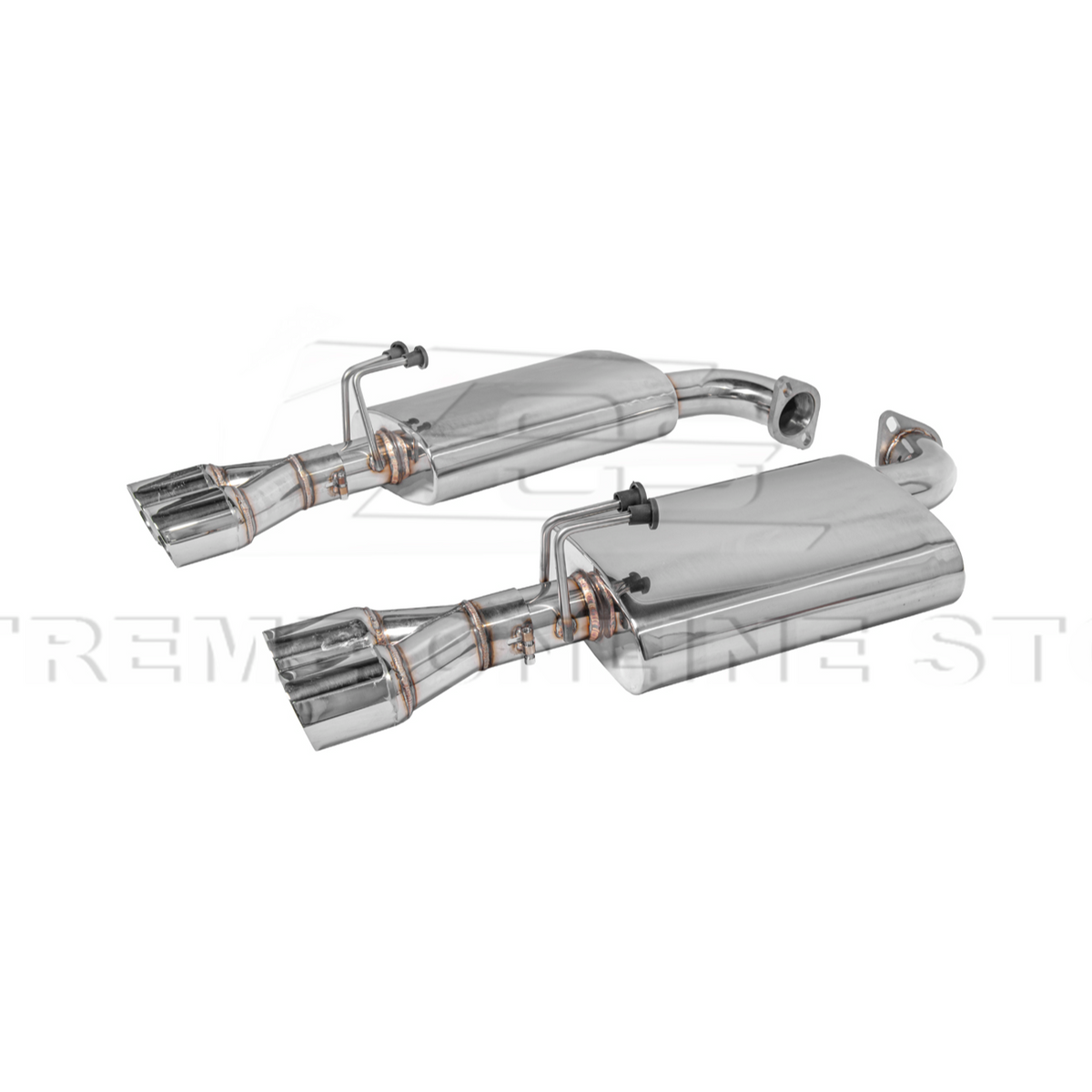 2008-2009 Pontiac G8 T-304 Muffler Delete Quad Tips Axle Back Exhaust image 31