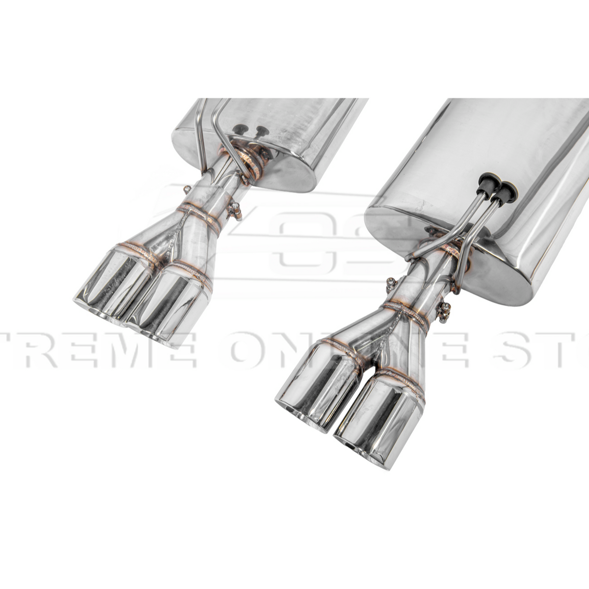 2008-2009 Pontiac G8 T-304 Muffler Delete Quad Tips Axle Back Exhaust image 38