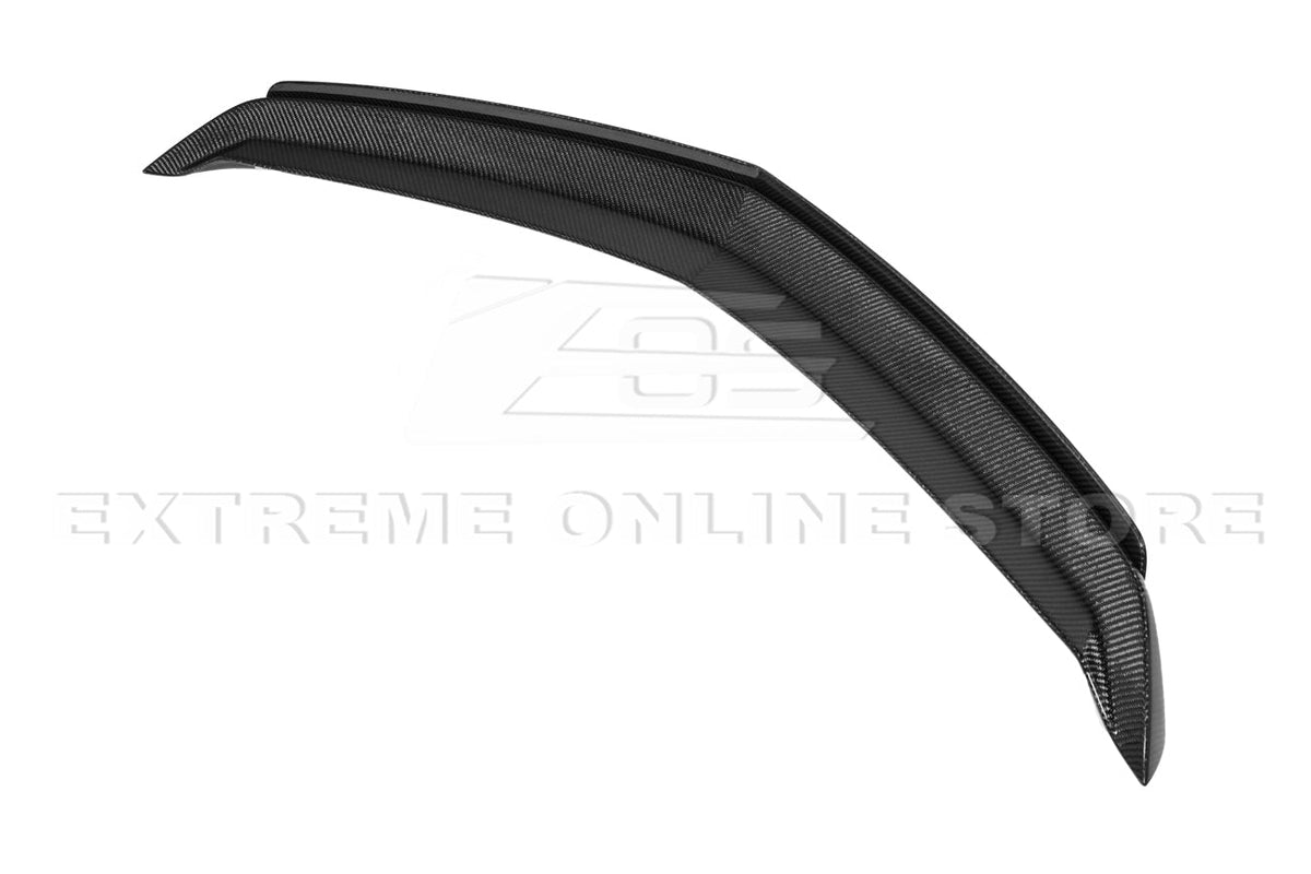 2016-19 Cadillac ATS-V Sedan Carbon Fiber Rear Trunk Lid Wickerbill Spoiler image 13