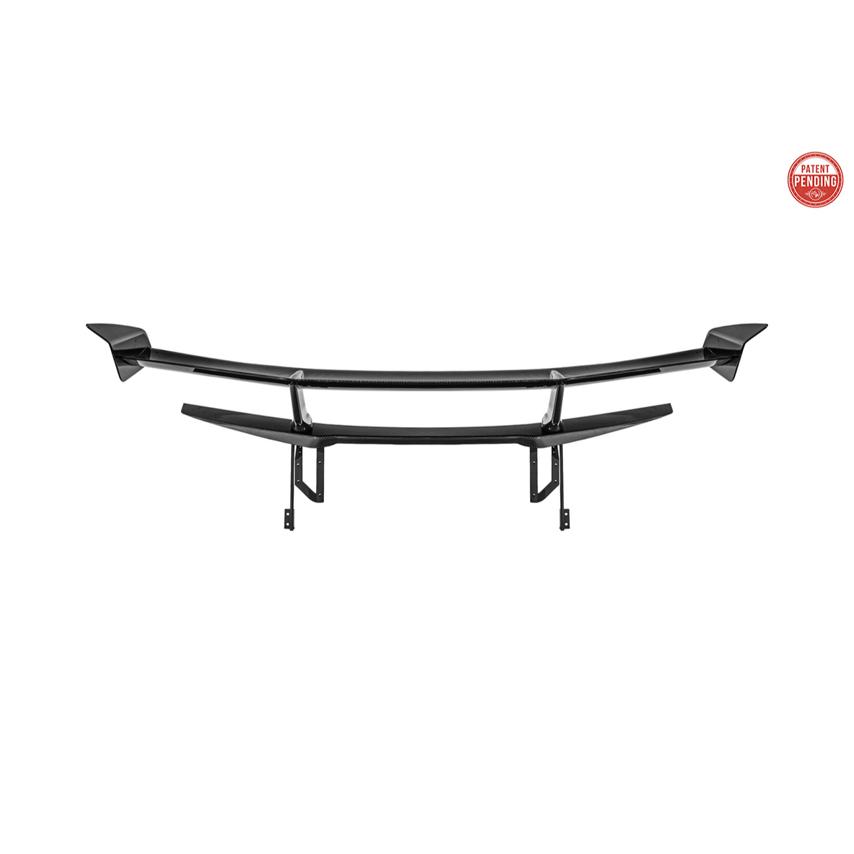 Corvette C8 ZR1 Style DRY CARBON FIBER Rear High Wing Spoiler Bracket image 2