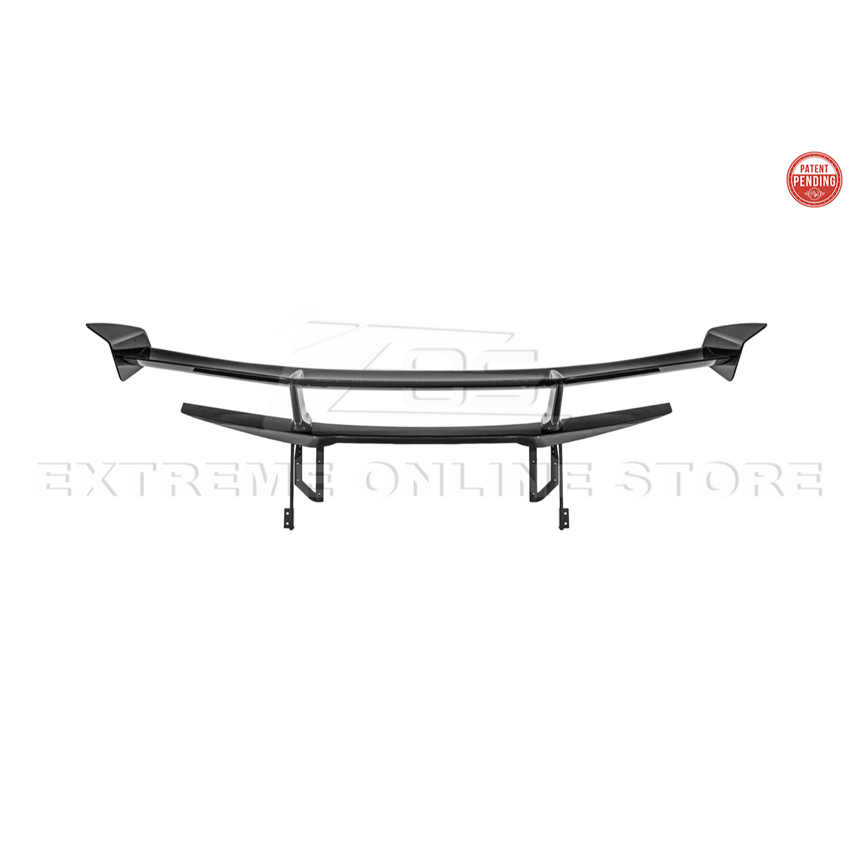 Corvette C8 ZR1 Style DRY CARBON FIBER Rear High Wing Spoiler Bracket image 30