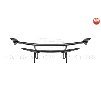 Corvette C8 ZR1 Style DRY CARBON FIBER Rear High Wing Spoiler Bracket image 30
