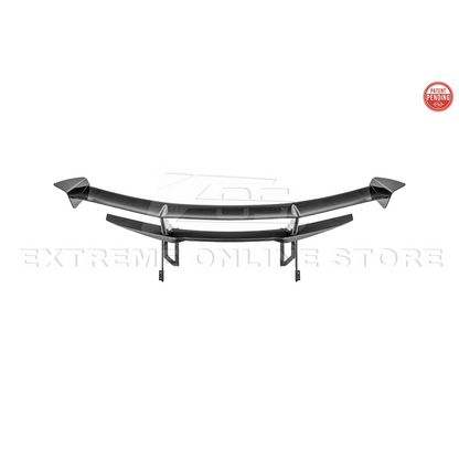 Corvette C8 ZR1 Style DRY CARBON FIBER Rear High Wing Spoiler Bracket image 31