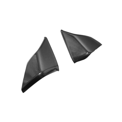 Corvette C8 DRY CARBON FIBER Upper Dashboard Instrument Side Panel Cover image 2