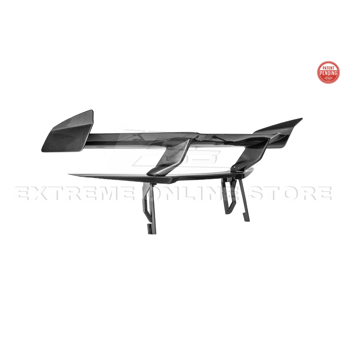 Corvette C8 ZR1 Style DRY CARBON FIBER Rear High Wing Spoiler Bracket image 32