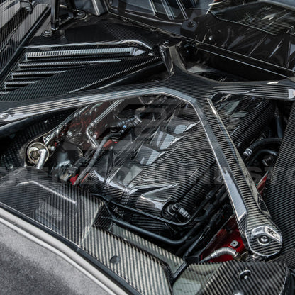 Chevrolet Corvette C8 DRY CARBON FIBER X-Brace image 39