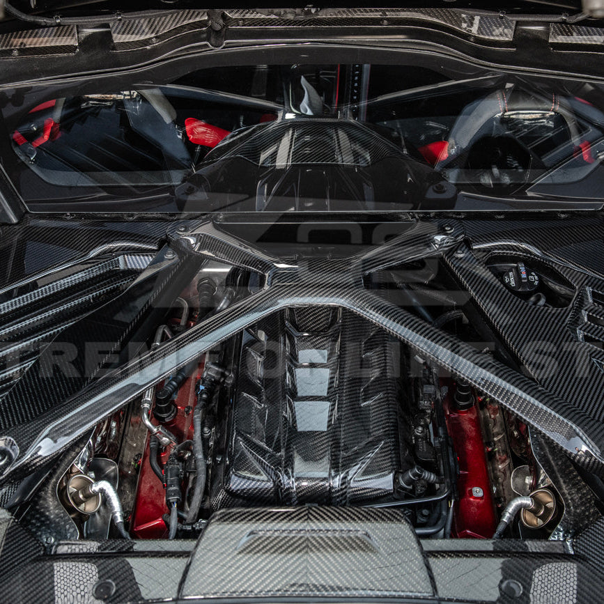 Chevrolet Corvette C8 DRY CARBON FIBER X-Brace image 37