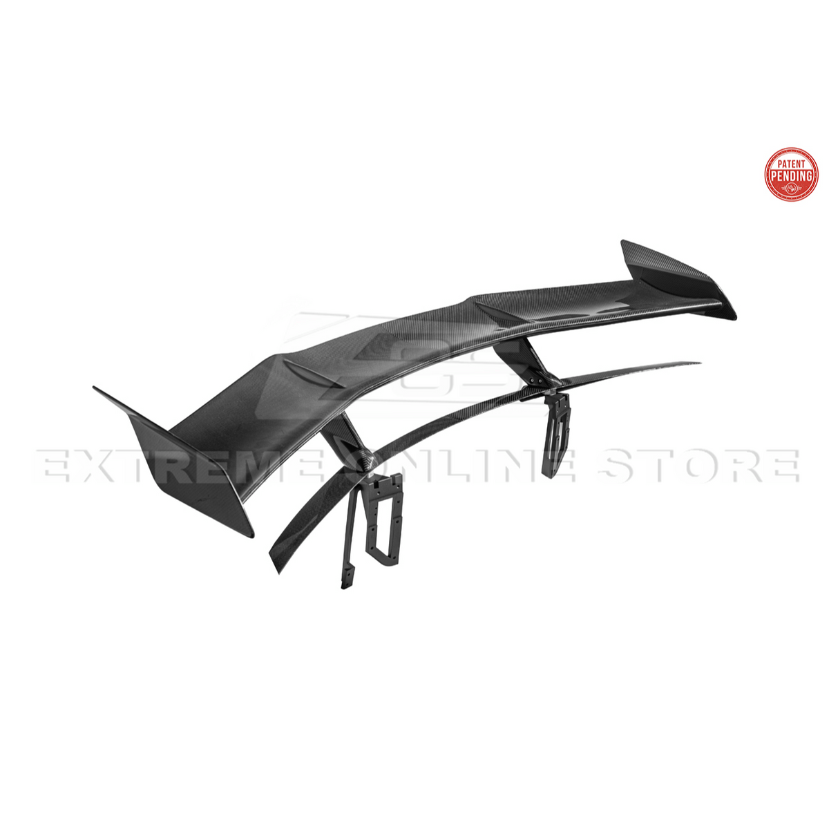 Corvette C8 ZR1 Style DRY CARBON FIBER Rear High Wing Spoiler Bracket image 34