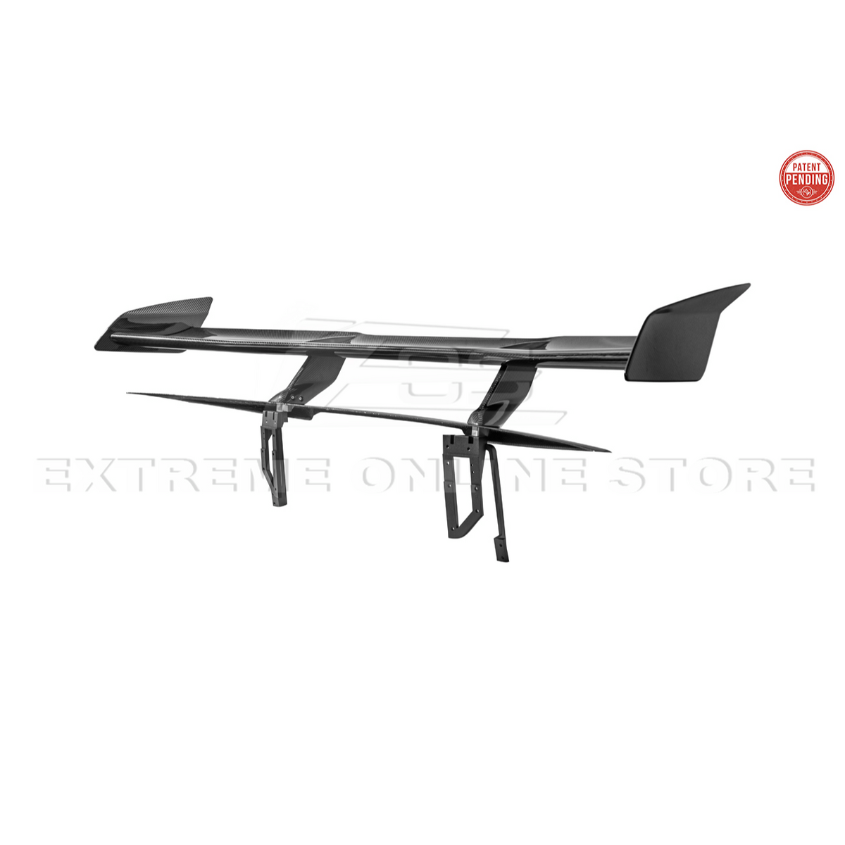 Corvette C8 ZR1 Style DRY CARBON FIBER Rear High Wing Spoiler Bracket image 35