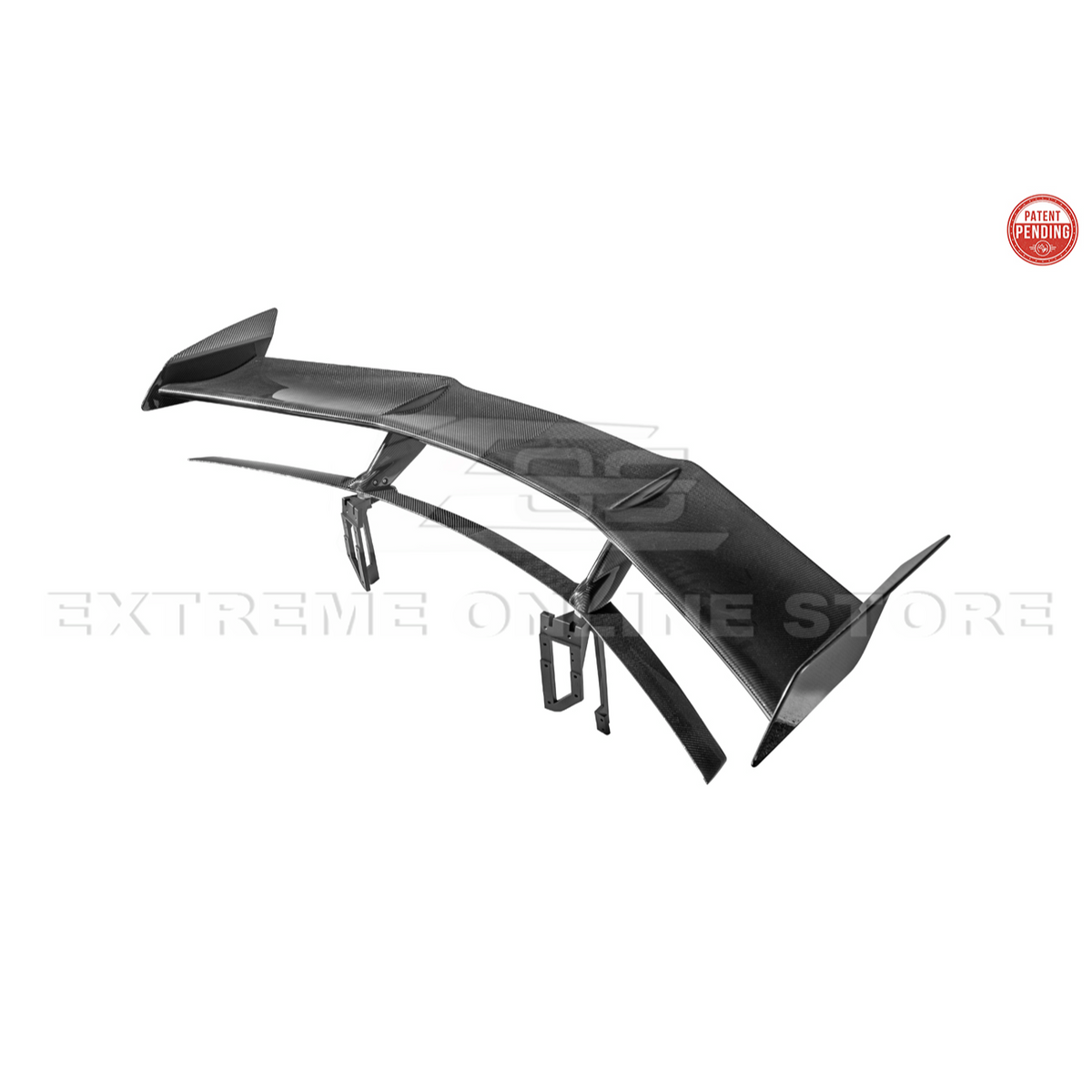 Corvette C8 ZR1 Style DRY CARBON FIBER Rear High Wing Spoiler Bracket image 29