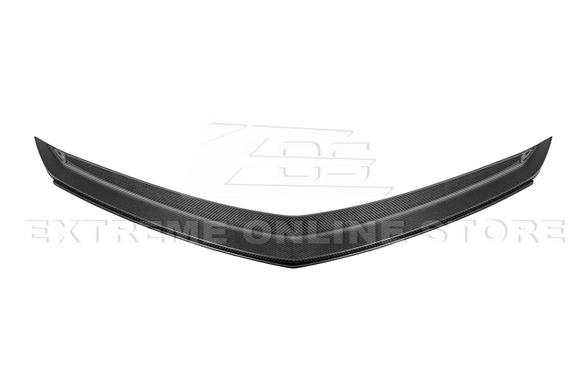 2016-19 Cadillac ATS-V Sedan Carbon Fiber Rear Trunk Lid Wickerbill Spoiler image 14