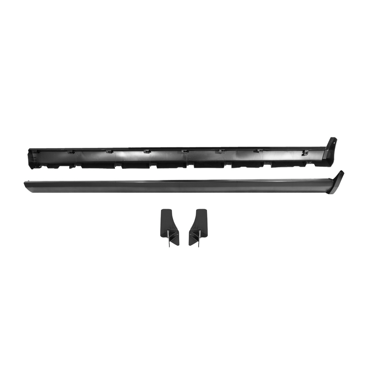 2010-14 Ford S197 Mustang GT500 Style Side Skirts Extension Pair image 2