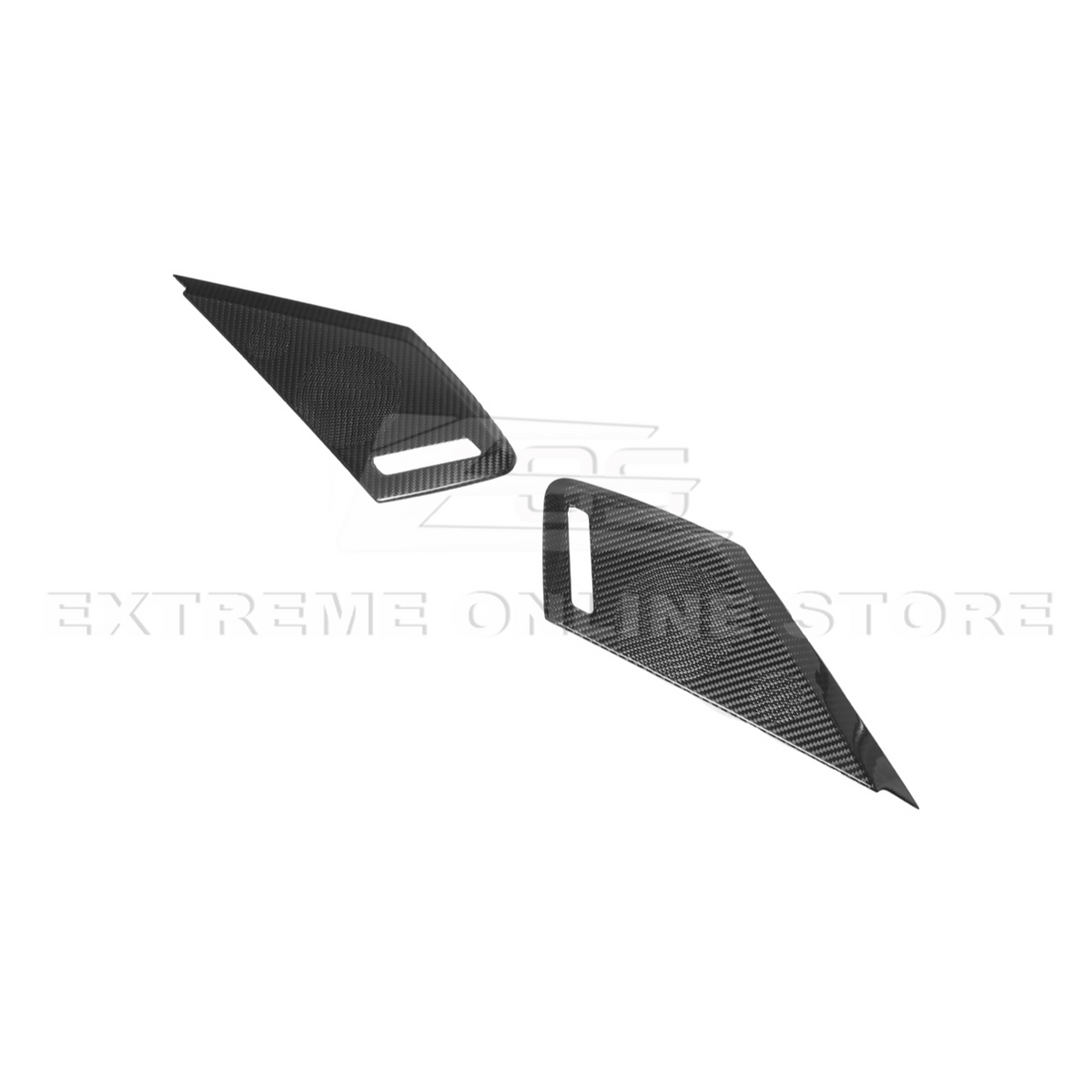 Corvette C8 DRY CARBON FIBER Door Speaker Cover image 7