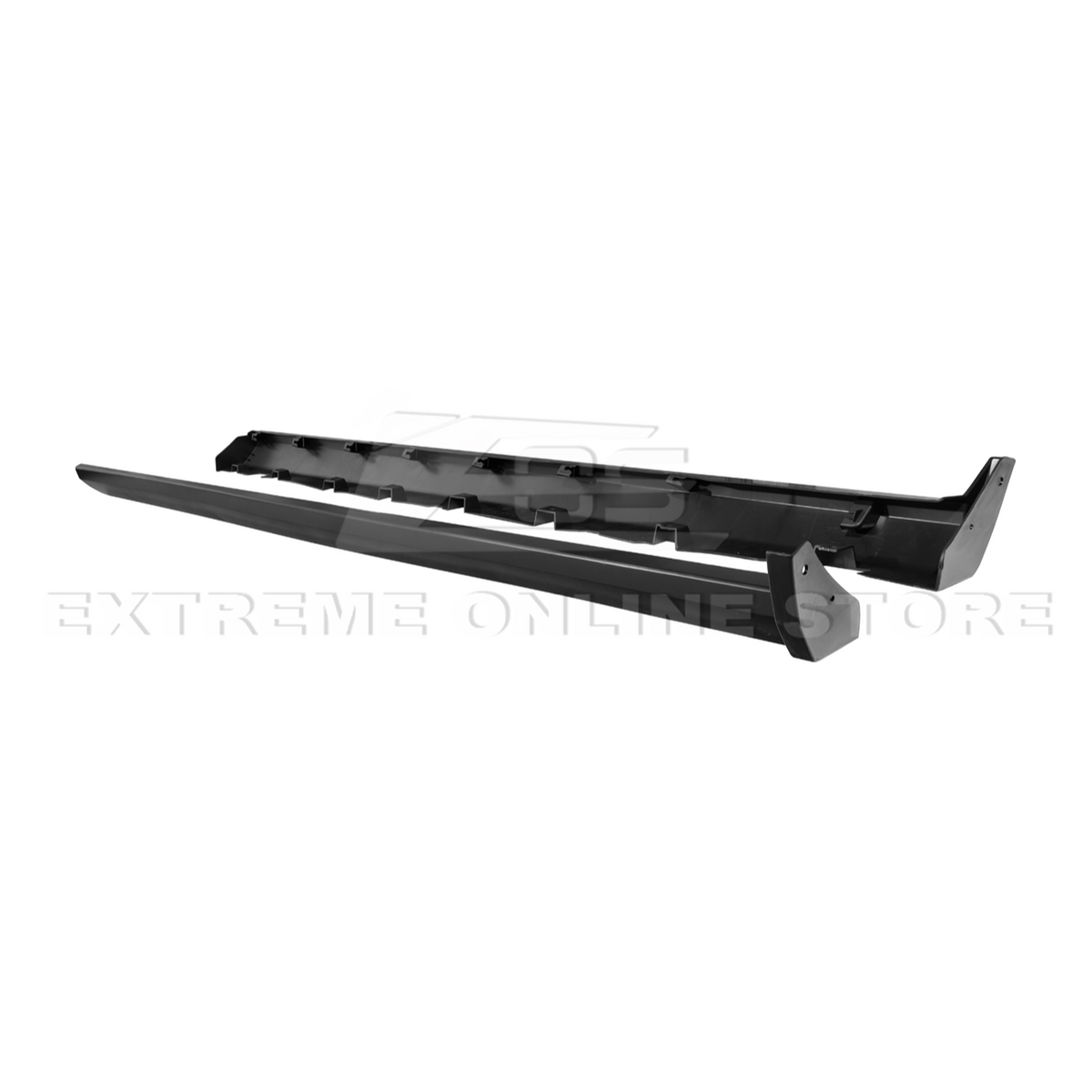 2010-14 Ford S197 Mustang GT500 Style Side Skirts Extension Pair image 16