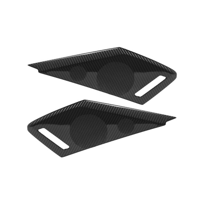 Corvette C8 DRY CARBON FIBER Door Speaker Cover image 2