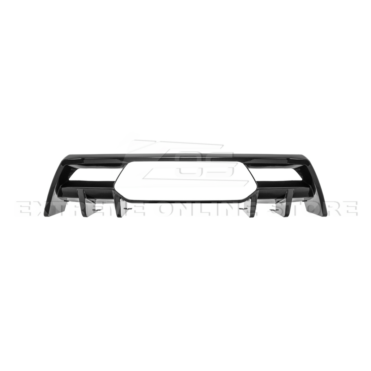 2023-Up Corvette C8 Z06 Rear Bumper Finned Diffuser image 23