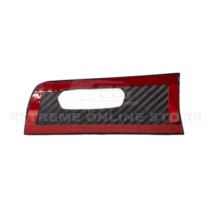 Corvette C8 DRY CARBON FIBER HUD Headlight Switch Button Panel Cover image 15