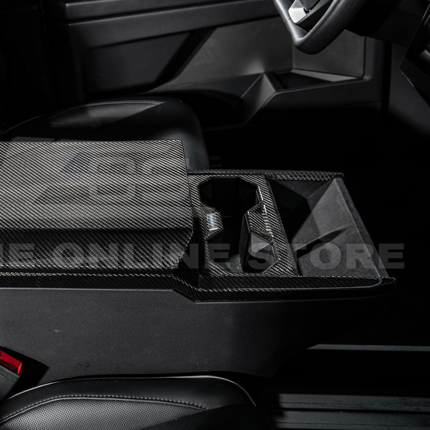 2024-Up Tesla Cybertruck Center Cup Holder Cover image 4