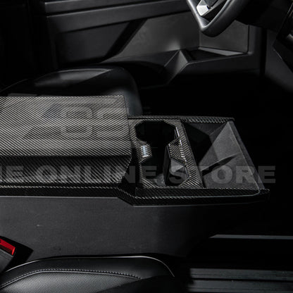 2024-Up Tesla Cybertruck Center Cup Holder Cover image 4