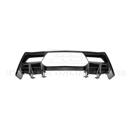 2023-Up Corvette C8 Z06 Rear Bumper Finned Diffuser image 28