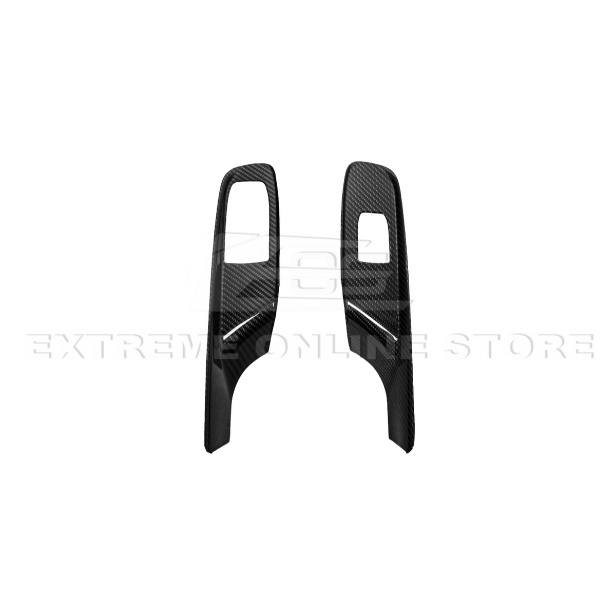Corvette C8 DRY CARBON FIBER Door Window Control Panel Switch Cover image 17