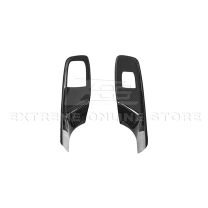 Corvette C8 DRY CARBON FIBER Door Window Control Panel Switch Cover image 11