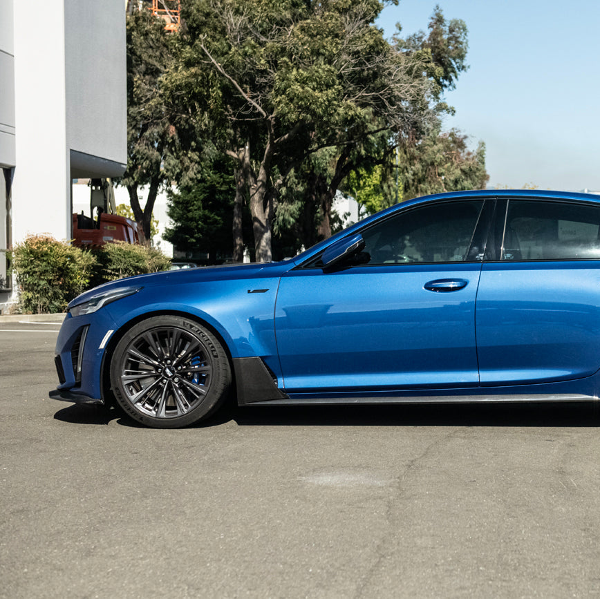 2020-Up Cadillac CT5-V Blackwing | Dry Carbon Fiber Side Fender Lower Piece image 5
