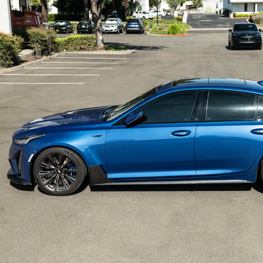 2020-Up Cadillac CT5-V Blackwing | Dry Carbon Fiber Side Fender Lower Piece image 6
