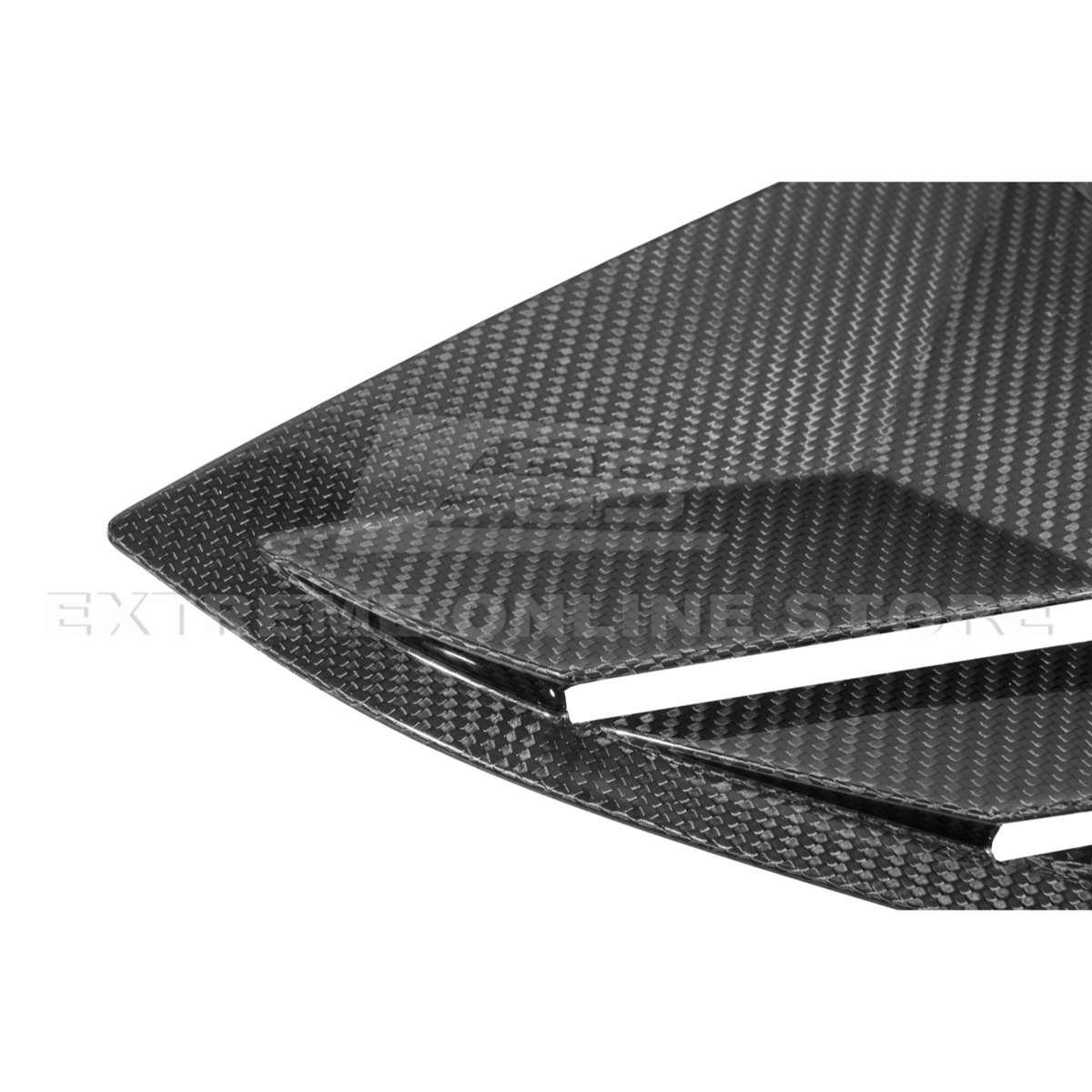 2020-Up Corvette C8 DRY Carbon Fiber Side Quarter Window Louver Sun Shade Cover image 15