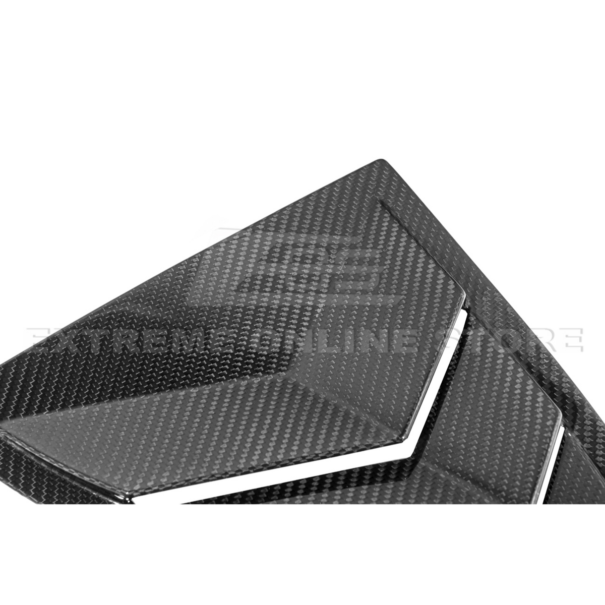 2020-Up Corvette C8 DRY Carbon Fiber Side Quarter Window Louver Sun Shade Cover image 16