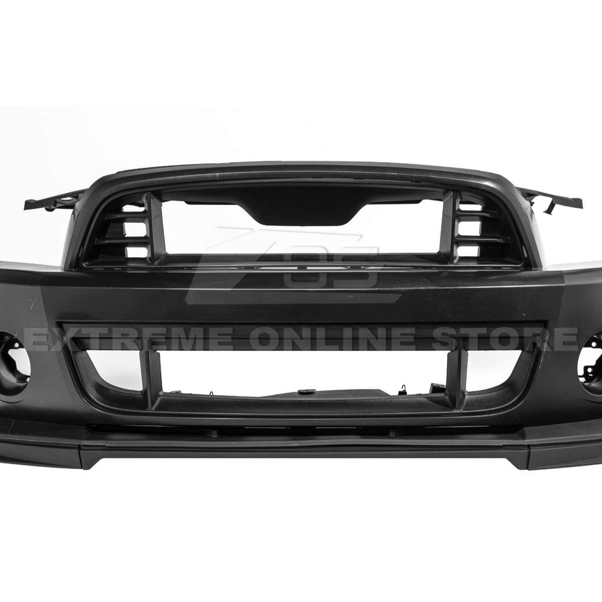 2010-14 Mustang S197 GT500 Style Front Bumper Cover Upper Lower Grille Lip image 6
