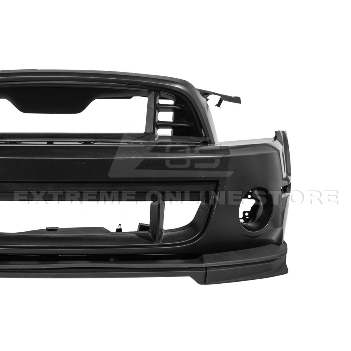 2010-14 Mustang S197 GT500 Style Front Bumper Cover Upper Lower Grille Lip image 7