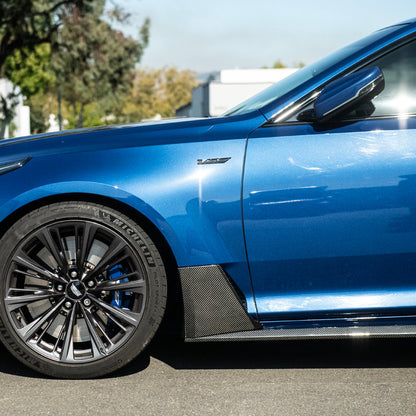 2020-Up Cadillac CT5-V Blackwing | Dry Carbon Fiber Side Fender Lower Piece image 8