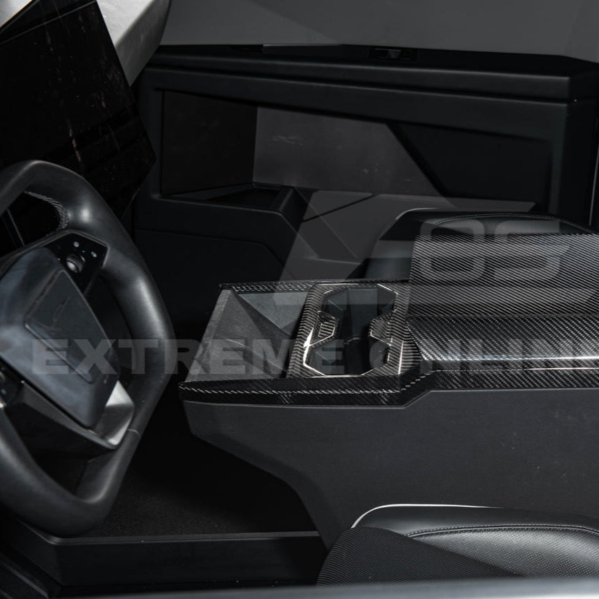 2024-Up Tesla Cybertruck Center Cup Holder Cover image 7
