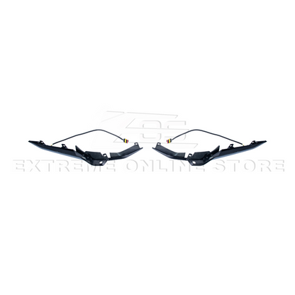 Corvette C8 Z06 Models Sequential LED DRL Light Bar Bezel Insert image 53