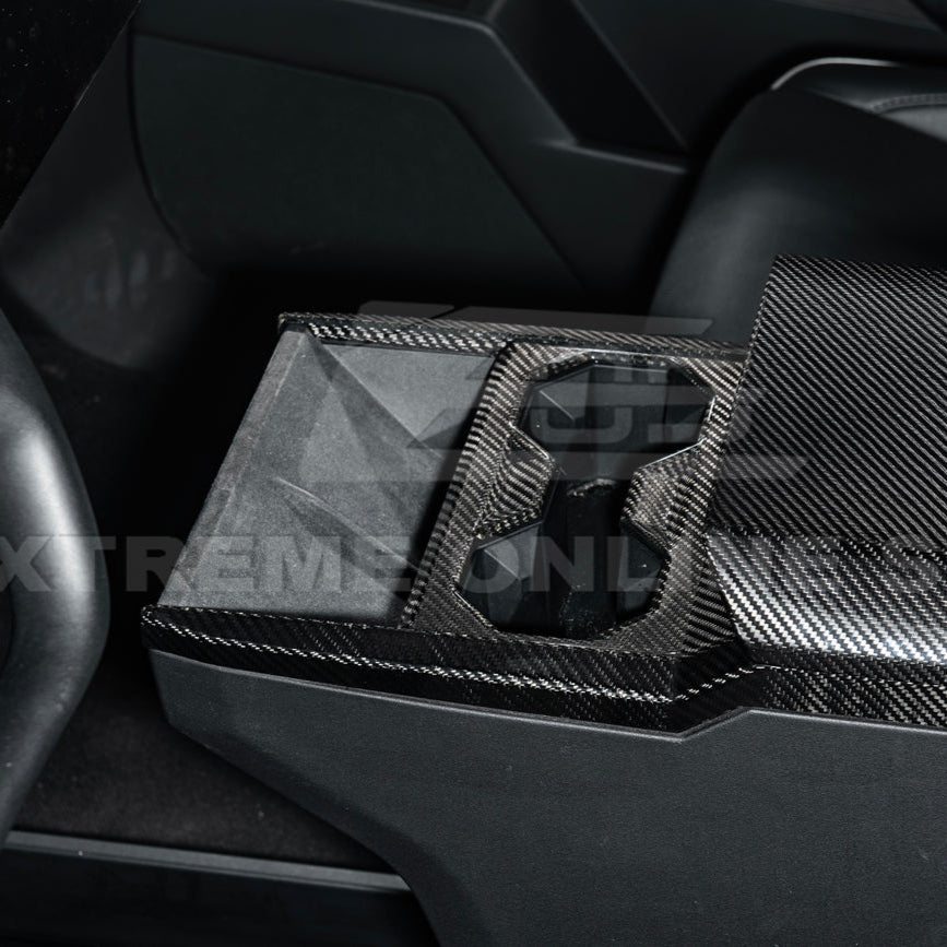 2024-Up Tesla Cybertruck Center Cup Holder Cover image 8