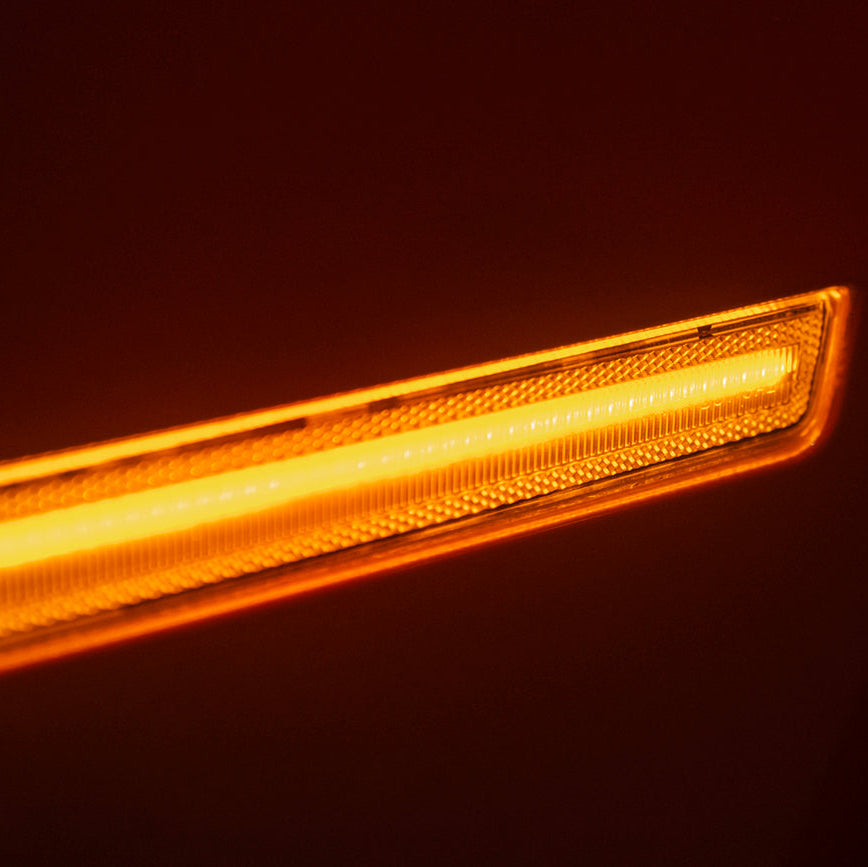 2015-23 Dodge Challenger | Front Bumper Amber LED Reflector Side Marker Light image 11
